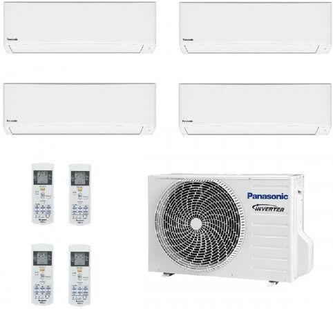 Panasonic Quadri Split 7+7+7+7 CU-4Z68TBE CS-TZ20ZKEW CS-TZ20ZKEW CS-TZ20ZKEW CS-TZ20ZKEW Condizionatore TZ Compatta