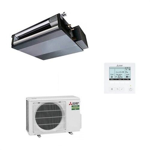 Mitsubishi Mono Split 9000 Btu SEZ-M25DA2 SUZ-M25VA Condizionatore Canalizzato Comando a filo 2.5 kW SEZ-M WiFi Opzionale