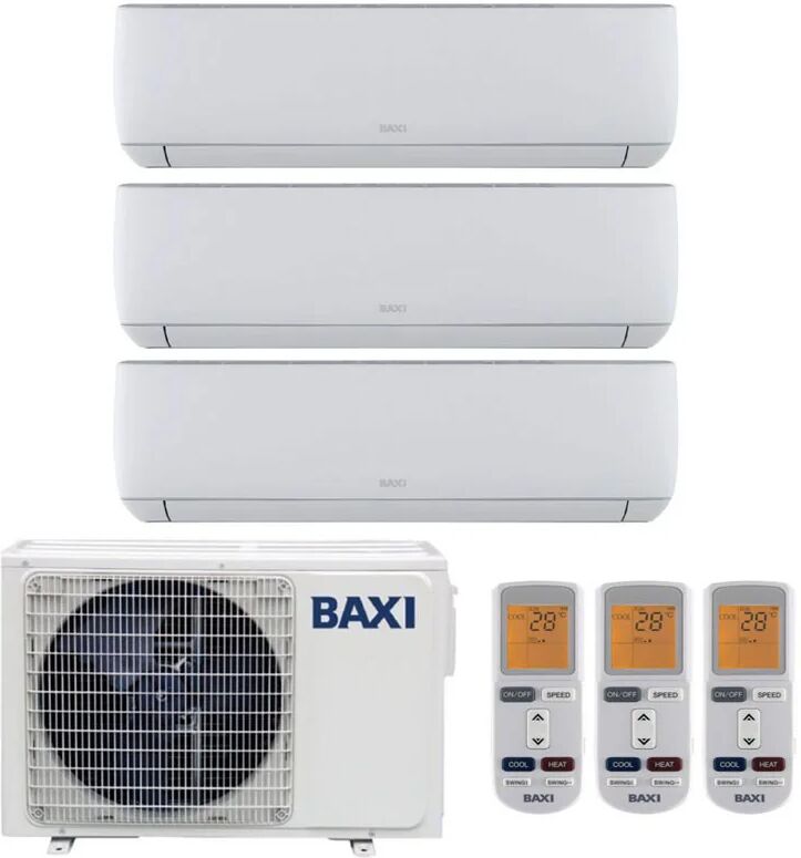 Condizionatore Baxi Astra Trial Split 9000+9000+12000 Btu Inverter R32 Lsgt60-3M A++ (LSGT60-3M 9+9+12)