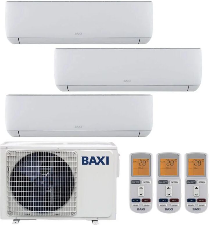 Condizionatore Baxi Astra Trial Split 9000+9000+9000 Btu Inverter R32 Lsgt70-3M A++ (LSG70-3M 9+9+9)