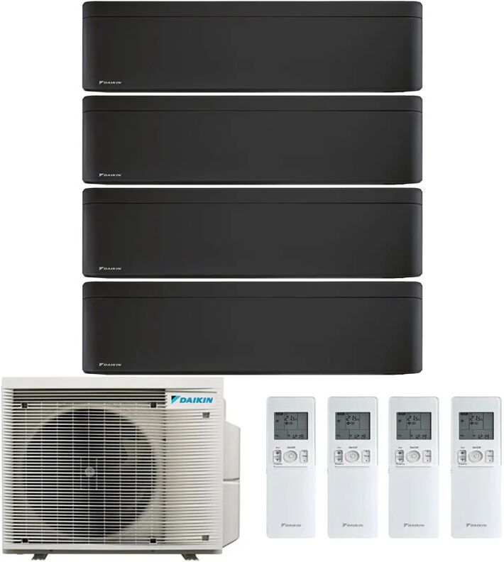 Condizionatore Daikin Stylish Black Quadri Split 9000+9000+9000+9000 Btu Inverter R32 4Mxm68 A+++ Wifi (4MXM68A 9+9+9+9)