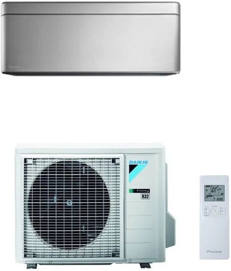 Condizionatore Daikin Stylish New Total Silver 12000 Btu Inverter R32 A+++/A+++ Wifi (SB.FTXA35BS/RXAA)