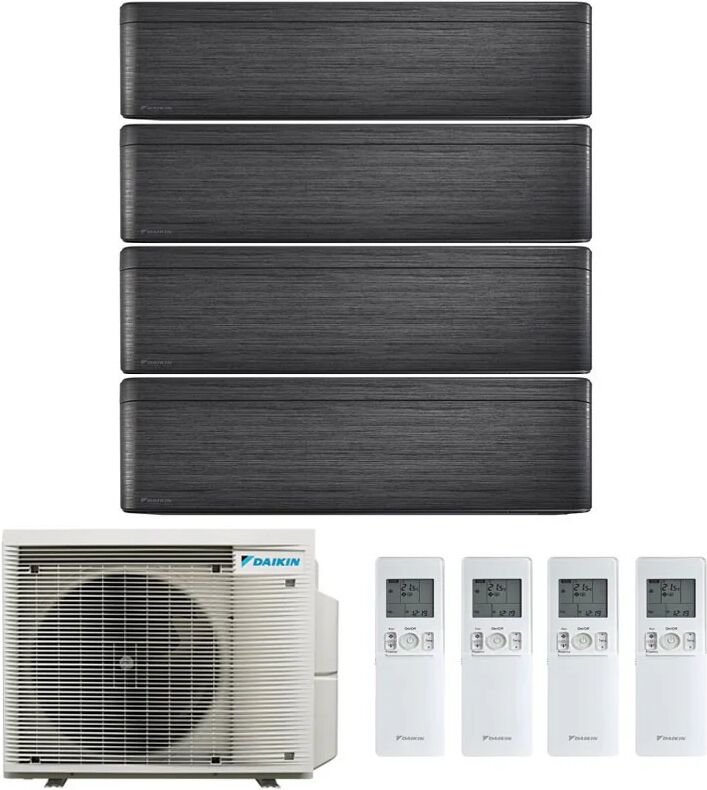 Condizionatore Daikin Stylish Real Blackwood Quadri Split 9000+9000+9000+9000 Btu Inverter R32 4Mxm68 A+++ Wifi (4MXM68A 9+9+9+9)