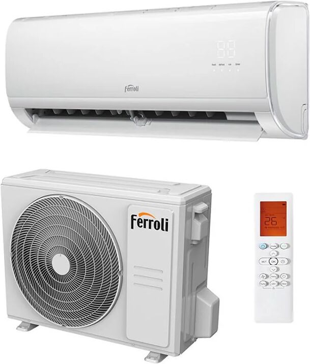 Condizionatore Ferroli Giada S Monosplit 9000 Btu Inverter R32 A++ Wifi (2CP001HF + 2CP001LF)