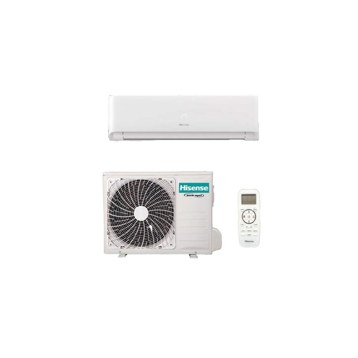 Condizionatore Hisense Ecosense Monosplit 12000 Btu Inverter R32 A+++ Wifi (AS35XR01W+KF35XR01G)