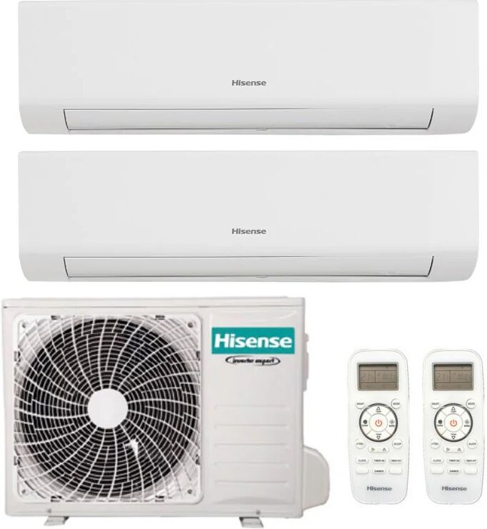 Condizionatore Hisense Energy Ultra Dual Split 12000+12000 Btu Inverter R32 2Amw52U4Rxc A++ Wifi (2AMW52U4RXC 12+12)