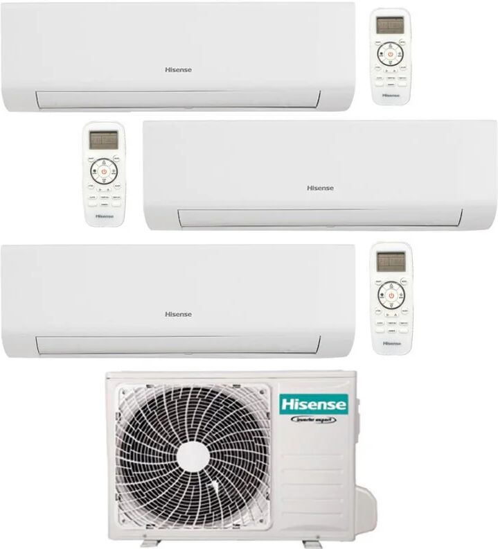 Condizionatore Hisense Energy Ultra Trial Split 9000+9000+12000 Btu Inverter R32 3Amw62U4Rjc A++ Wifi (3AMW62U4RJC 9+9+12)