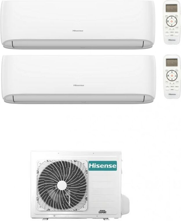 Condizionatore Hisense Hi-Comfort Dual Split 12000+12000 Btu Inverter R32 2Amw52U4Rxc A++/A+ Wifi (HI-COMFORT 2AMW52U4RXC 12+12)