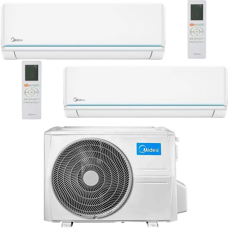 Condizionatore Midea Evolution Dual Split 9000+18000 Btu Inverter R32 M2Oe-18Hfn8-Q A++ (M2OE-18HFN8-Q 9+18)