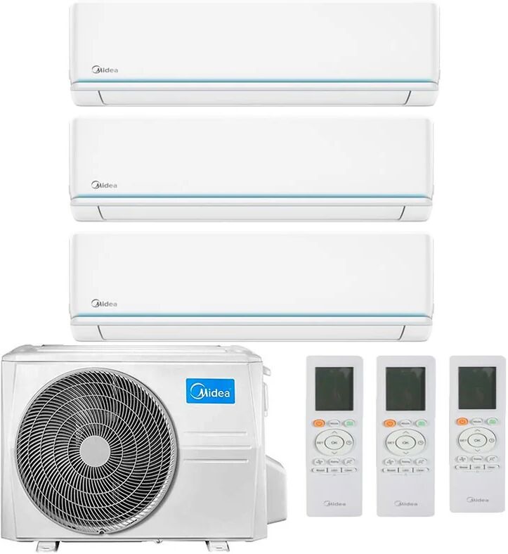 Condizionatore Midea Evolution Trial Split 9000+9000+12000 Btu Inverter R32 M3Og-21Hfn8-Q A++ (M3OG-21HFN8-Q 9+9+12)