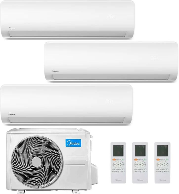 Condizionatore Midea Extreme Trial Split 9000+12000+12000 Btu Inverter R32 M3Oa-27Hfn8-Q A++ Wifi (M3OA-27HFN8-Q 9+12+12)