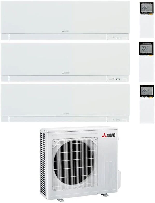 Condizionatore Mitsubishi Kirigamine Zen Trial Split 7000+7000+12000 Btu Inverter R32 Mxz-3F54Vf A+++ Wifi (MXZ-3F54VF 7+7+12)