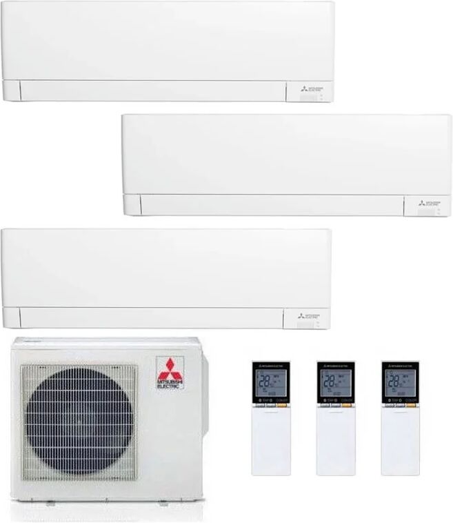 Condizionatore Mitsubishi Msz-Ay Trial Split 9000+15000+18000 Btu Inverter R32 Mxz-3F68Vf A++ Wifi (MXZ-3F68VF 9+15+18)