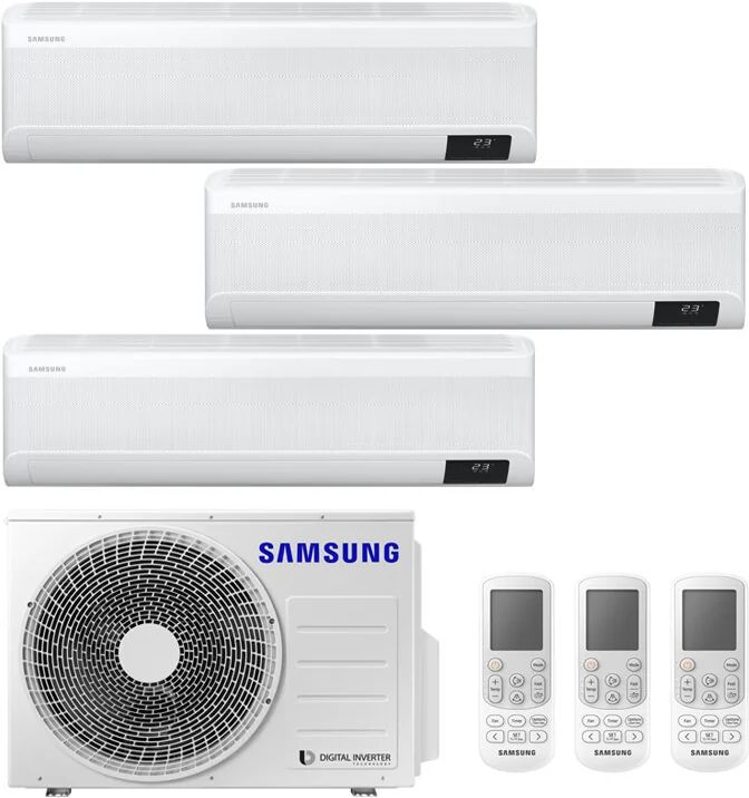 Condizionatore Samsung Windfree Avant Trial Split 7000+7000+9000 Btu Inverter R32 Aj052 A++/A+ Wifi (Windfree AVANT AJ052T 7+7+9)