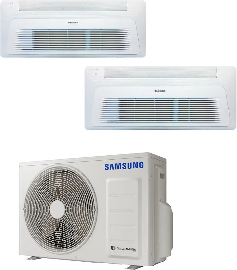 Condizionatore Samsung Windfree Cassetta 1 Via Dual Split 9000+9000 Btu Inverter Aj040 A+++ R32 (CASSETTA 1 VIA AJ040T 9+9)