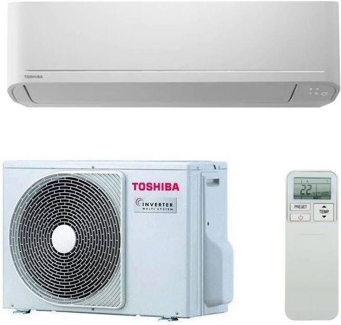 Condizionatore Toshiba New Seiya Monosplit 10000 Btu Inverter R32 A++ (RAS-10E2AVG-E+RAS-B10E2KVG-E)