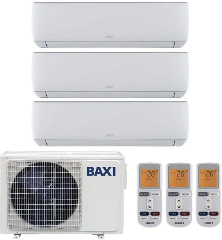 Condizionatore Baxi Astra Trial Split 9000+9000+9000 Btu Inverter R32 Lsgt60-3M A++