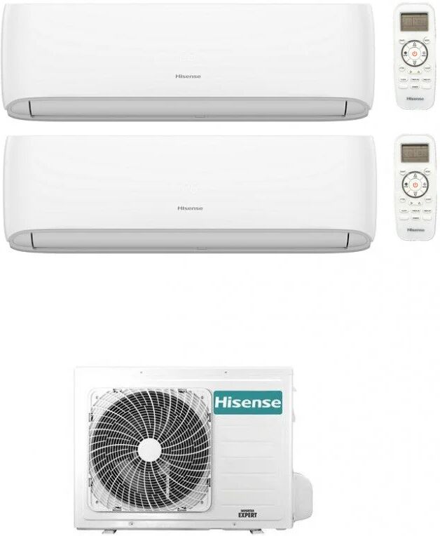 Condizionatore Hisense Hi-Comfort Dual Split 7000+7000 Btu Inverter R32 2Amw42U4Rgc A++/A+ Wifi