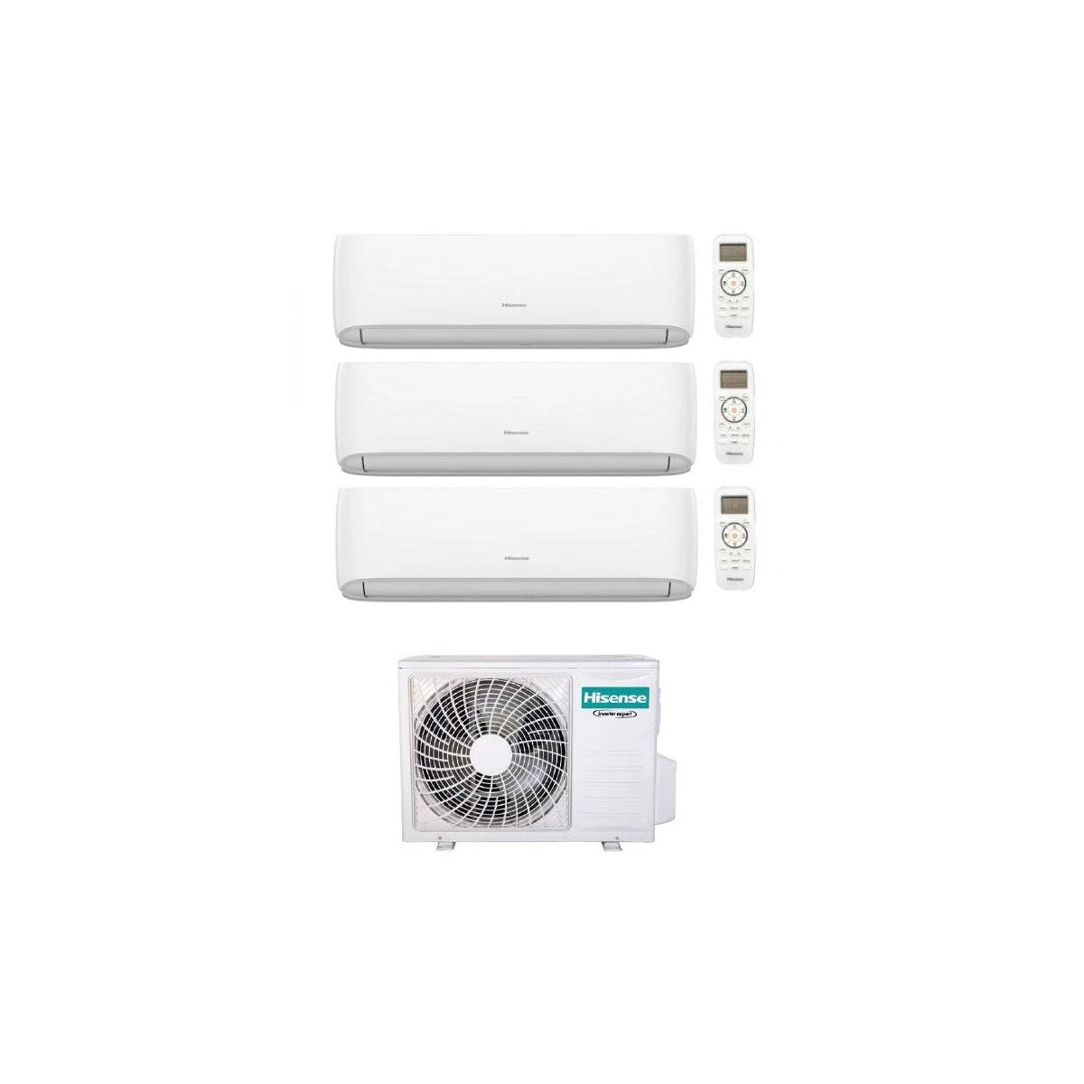 Condizionatore Hisense Hi-Comfort Trial Split 7000+7000+9000 Btu Inverter R32 3Amw52U4Rja A++/A+ Wifi