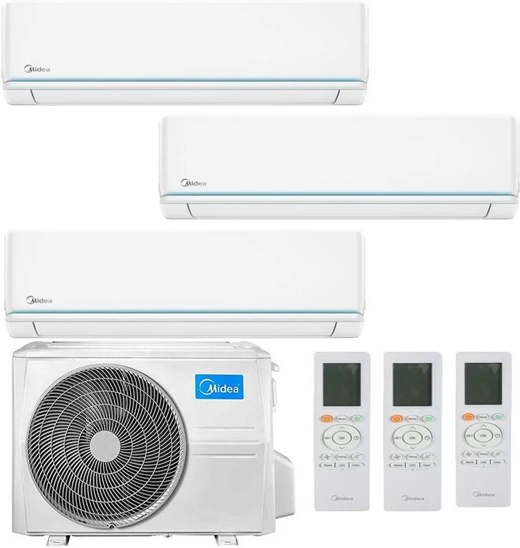 Condizionatore Midea Evolution Trial Split 9000+9000+18000 Btu Inverter R32 M4Ob-36Hfn8-Q A++