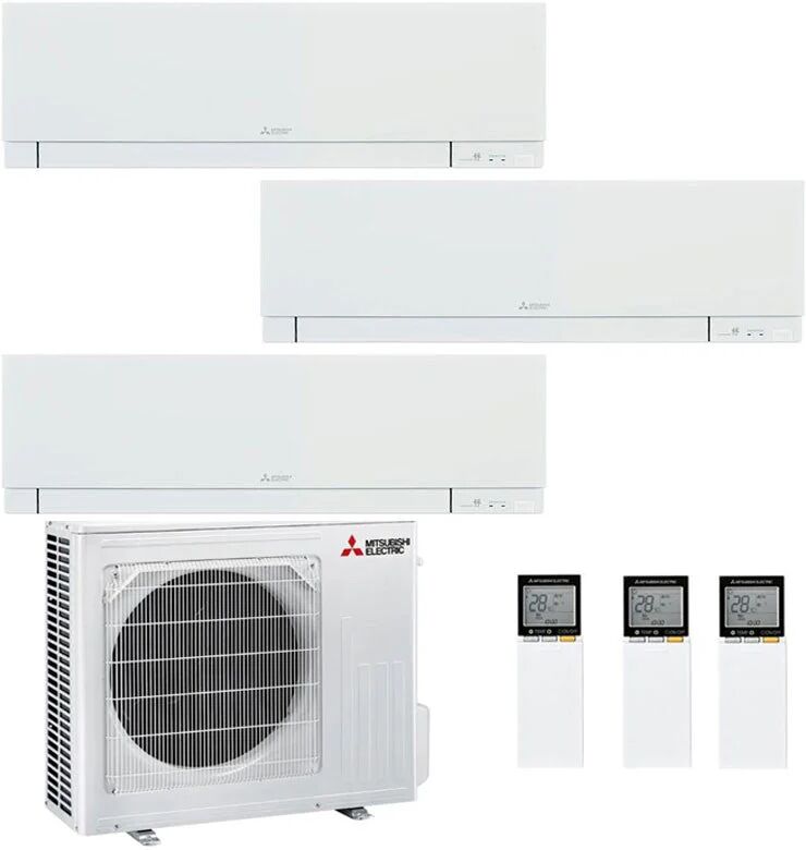 Condizionatore Mitsubishi Kirigamine Zen Trial Split 7000+15000+15000 Btu Inverter R32 Mxz-3F68Vf A++ Wifi