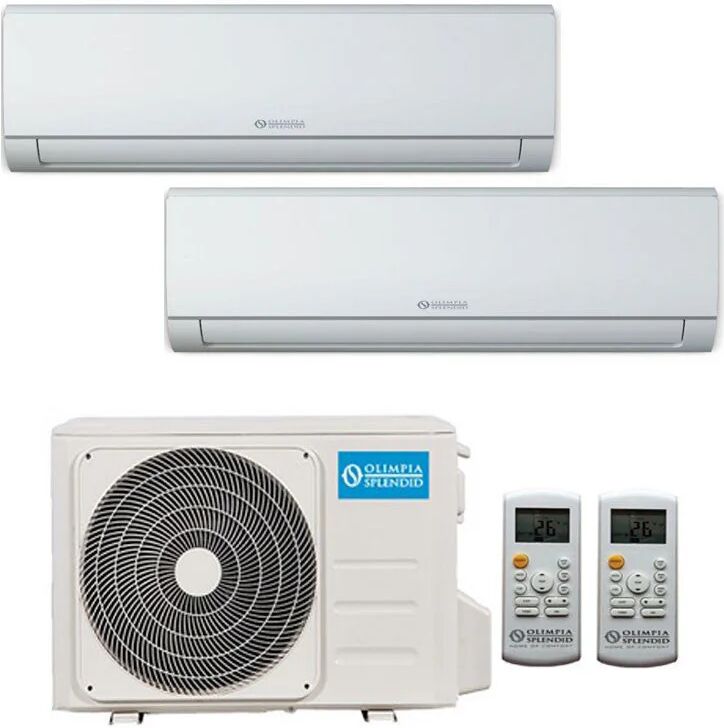 Condizionatore Olimpia Splendid Nexya S4 E Dual Split 12000+12000 Btu Inverter R32 Os-Cemyh18Ei A++ Wifi