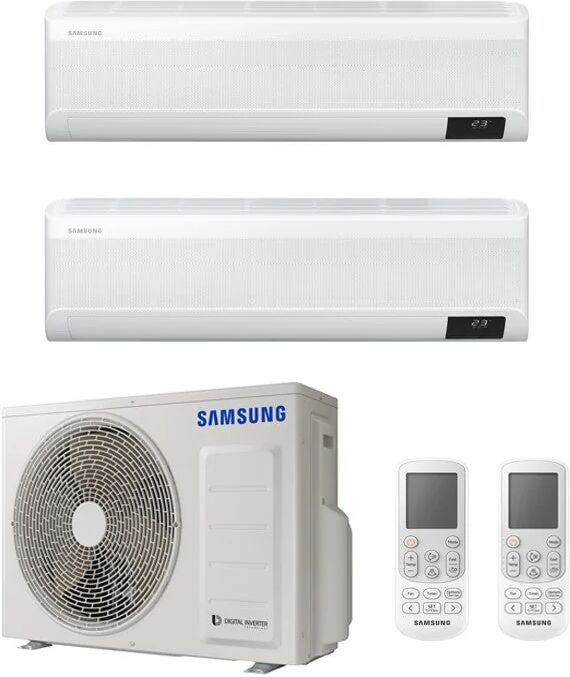 Condizionatore Samsung Windfree Avant Dual Split 7000+12000 Btu Inverter R32 Aj050 A+++/A++ Wifi