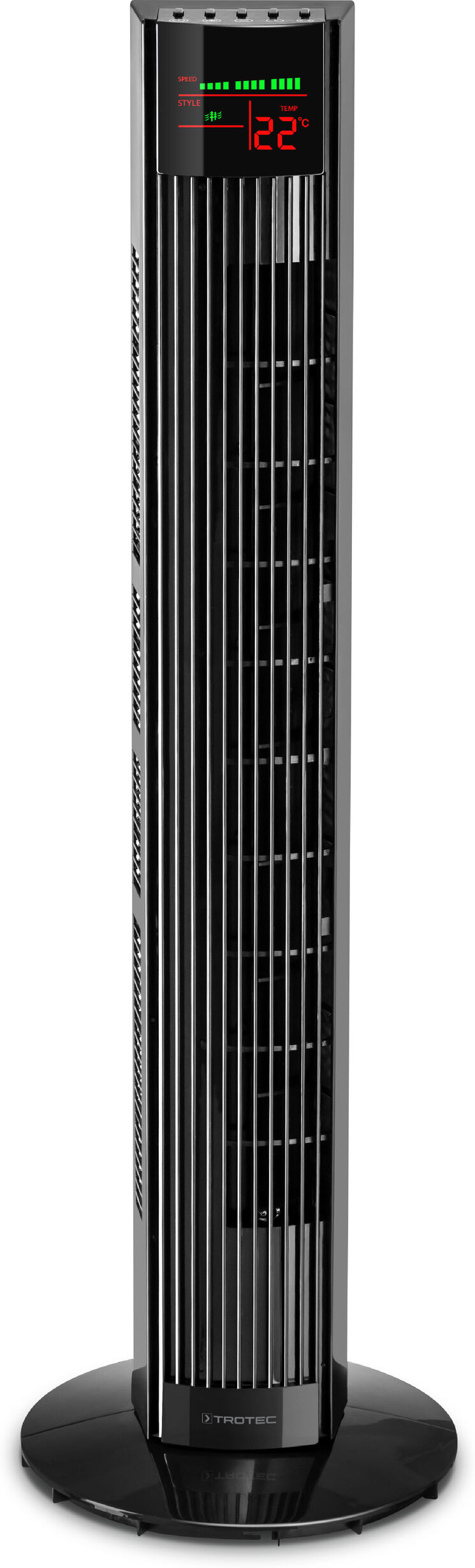 Trotec Ventilatore a torre TVE 31 T, con telecomando / oscillazione a 60° / 45 W