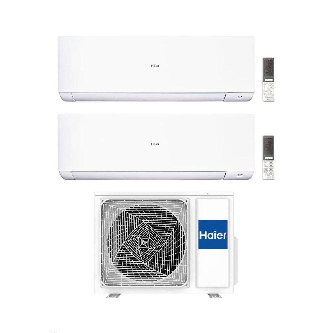 HAIER Climatizzatore Dual Split Serie Expert 9+12 Con 2U40S2SM1FA Inverter Wi-Fi Classe A+++