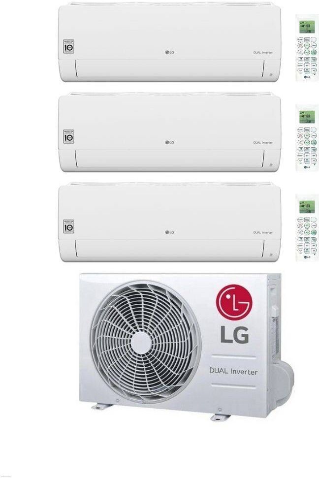 LG Climatizzatore TrialSplit Libero Smart 9+9+9 con MU3R21.U22 Inverter R-32 Wi-Fi Classe A++