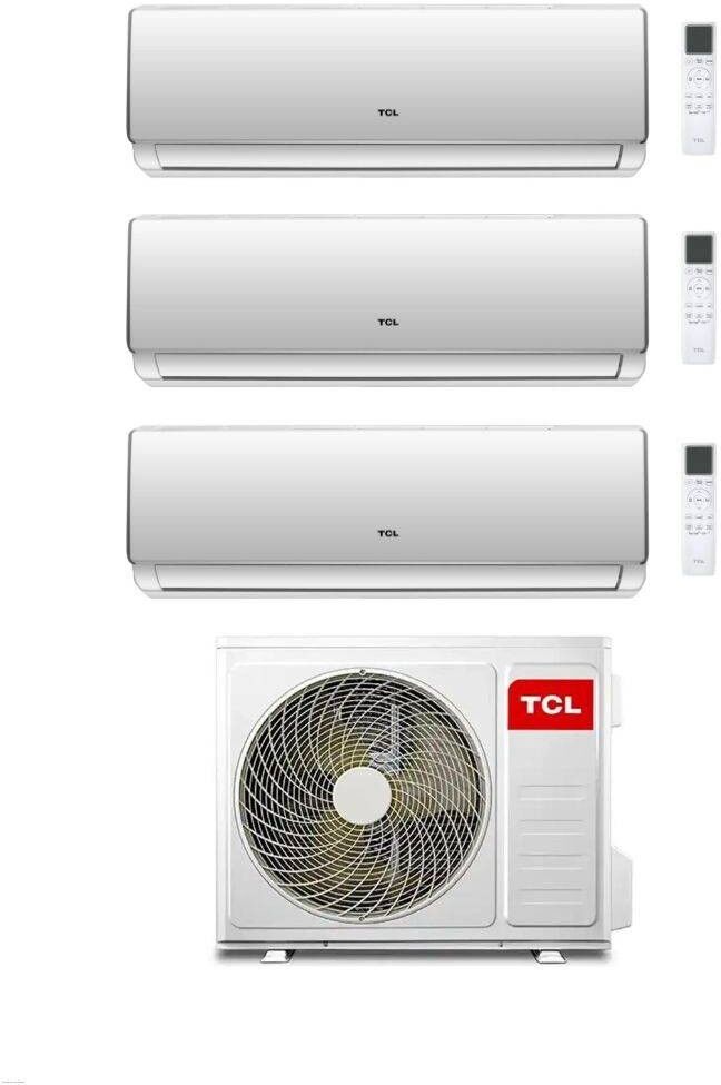 TCL Climatizzatore Inverter Trial Split Elite F2 serie SN F2S0 9+9+9 con MT2730 Wi-Fi R-32 Classe A++