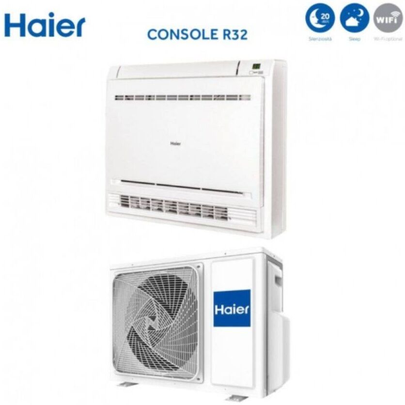 HAIER Climatizzatore Monosplit Console Pavimento Inverter Wi-Fi Optional Classe A++ 9000 btu