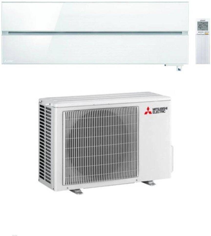 Mitsubishi Climatizzatore Monosplit Kirigamine Style MSZ-LN Pearl White Bianco MSZ-LN25/35/50VG2V Inverter R-32 Wi-Fi A+++ 12000 btu