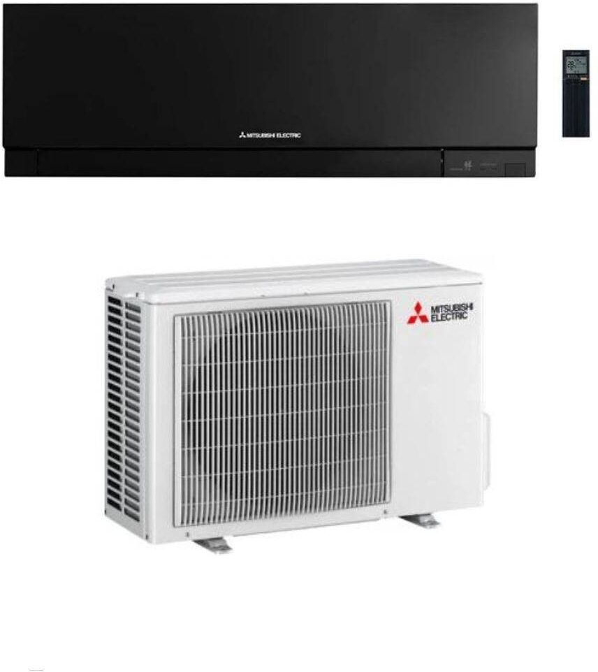 Mitsubishi Climatizzatore Monosplit Linea Kirigamine Zen MSZ-EF Nero MSZ-EF25/35/42/50VGKB Inverter R-32 Wi-Fi Classe A+++ 12000 btu