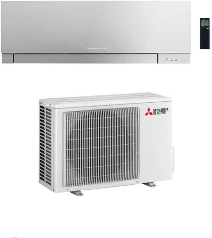 Mitsubishi Climatizzatore Monosplit Linea Kirigamine Zen MSZ-EF Silver MSZ-EF25/35/42/50VGKS Inverter R-32 Wi-Fi Classe A+++ 15000 btu