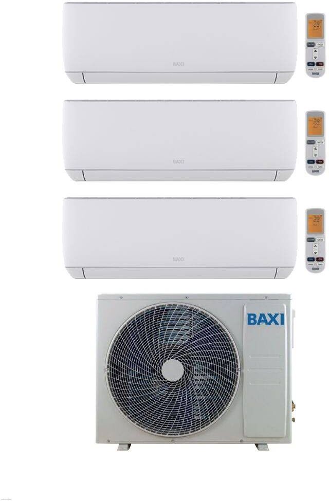 Baxi Climatizzatore Trial Split Astra 7+7+7 con LSGT60-3M Inverter R-32 Wi-Fi Opt. Classe A++