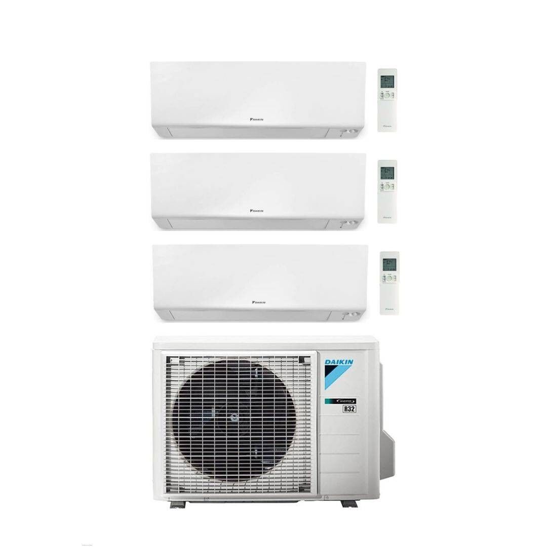 Daikin Climatizzatore Trial Split Bluevolution serie FTXM-R PERFERA 9+9+9 con 3MXM52A9 R-32 Wi-Fi Integrato