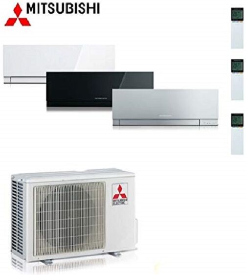 Mitsubishi Climatizzatore Trial Split 9+9+9 Btu A+++ Wifi Kirigamine Zen Mxz-3f54vf Vari Colori