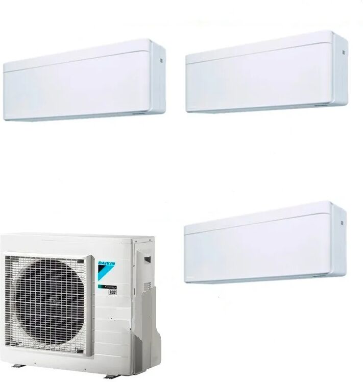 Climatizzatore/Condizionatore Daikin Serie MXM Bluevolution Bianca Stylish Multisplit Trial Parete 12000 Btu 3MXM52N + FTXA25AW+FTXA35AW+FTXA35AW