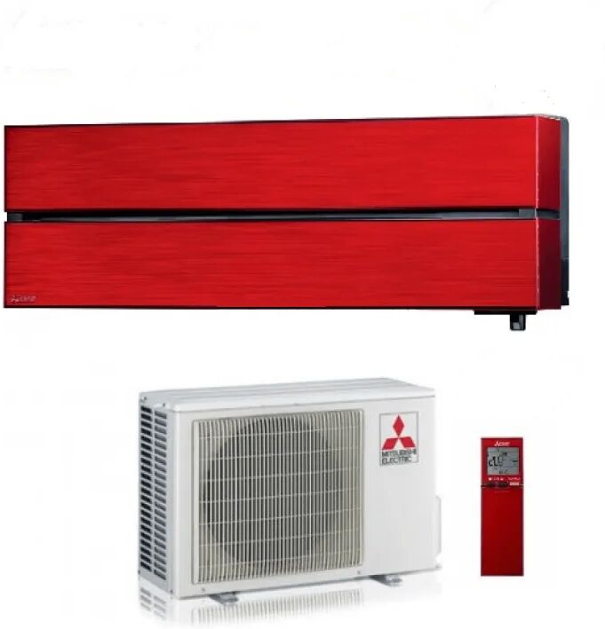 Climatizzatore/Condizionatore Mitsubishi Electric Monosplit Parete Kirigamine Style Red 18000 Btu MSZ-LN50VGR