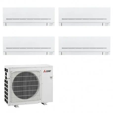 Climatizzatore/Condizionatore Mitsubishi Electric Quadrisplit Parete LINEA PLUS  12000 BTU MXZ-4F72VF + MSZ-AP25VG+MSZ-AP25VG+MSZ-AP25VG+MSZ-AP25VG