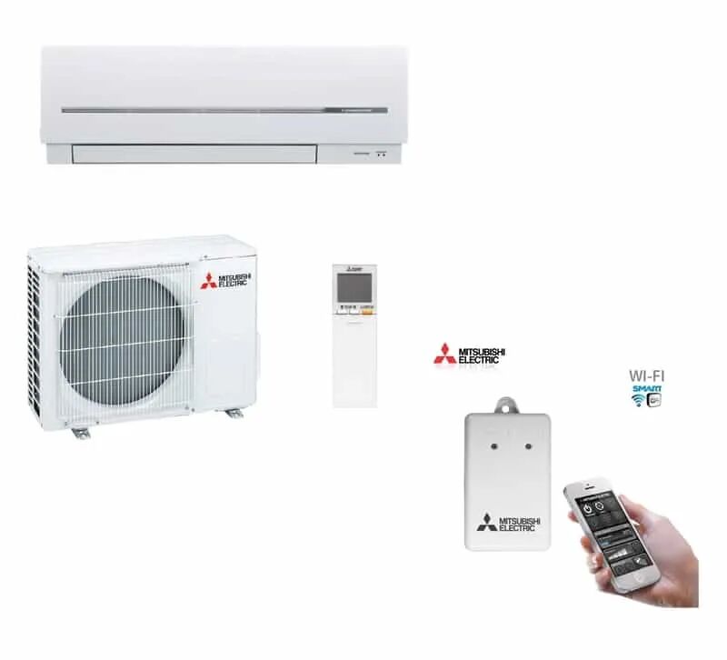 Climatizzatore/Condizionatore Mitsubishi Electric Monosplit Parete 12000 btu MSZ-AP35VGK/MUZ-AP35VG