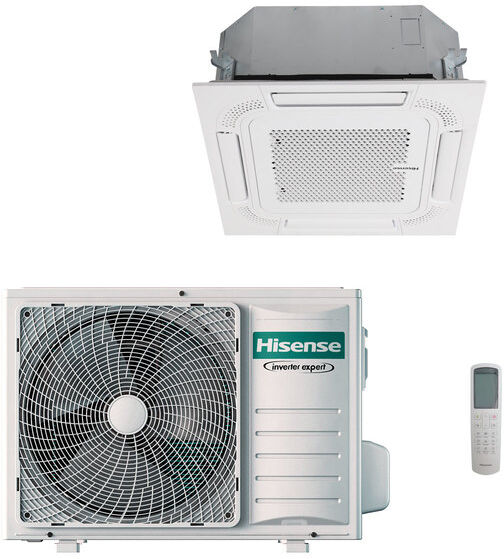 Condizionatore Hisense Cassetta Act 4 Vie 18000 Btu R32 Super Inverter A++ (ACT52UR4RCC8_AUW52U4RS7)