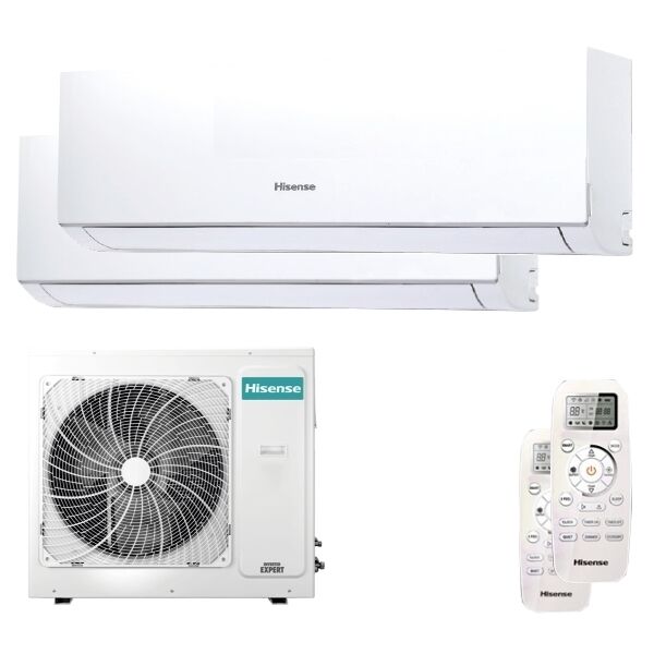 Hisense Condizionatore Hisense New Comfort Dual Split 18000+18000 Btu Inverter A++ Unità Esterna 8,0 Kw (4AMW81U4RAA-DJ50XA0AG-2)