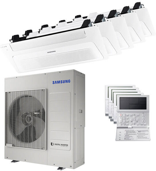 Samsung Condizionatore Samsung Cassetta Windfree 1 Via Penta Split 9000+12000+12000+12000+12000 Btu Inverter A++ Unità Esterna 10,0 Kw (AJ100TXJ5KG/EU-AJ026TN1DKG/EU-5-F06AE3)