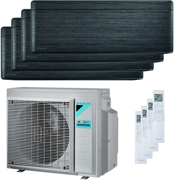 Daikin Condizionatore Daikin Stylish Quadri Split 5000+5000+5000+9000 Btu Inverter A+++ Wifi Unità Esterna 6,8 Kw (4MXM68N-CTXA15BT-4-A5E21F)