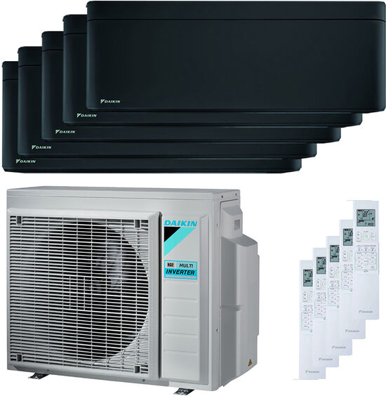 Daikin Condizionatore Daikin Stylish Penta Split 7000+7000+7000+7000+7000 Btu Inverter A++ Wifi Unità Esterna 9 Kw (5MXM90N9-FTXA20BB-5)