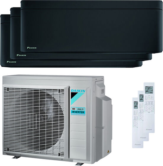 Daikin Condizionatore Daikin Stylish Trial Split 7000+7000+7000 Btu Inverter A+++ Wifi Unità Esterna 5,2 Kw (3MXM52N9-FTXA20BB-3)