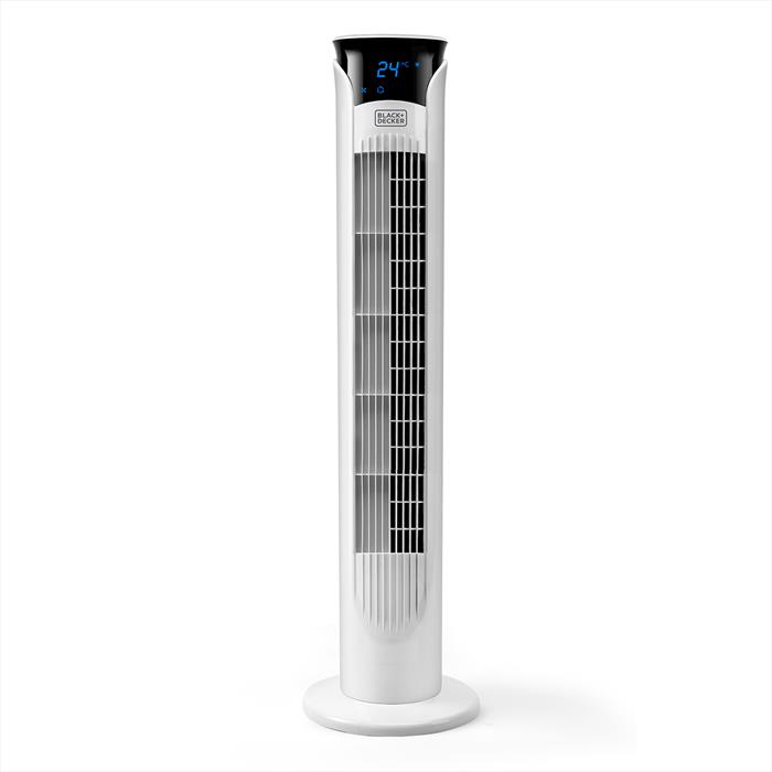 Black & Decker Ventilatore Tower Bxeft48e-bianco