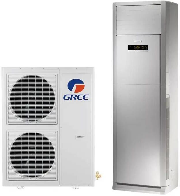 Gree Condizionatore A Colonna Con Inverter 48000 Btu Gvh48al-M6dnc7a Trifase In R32